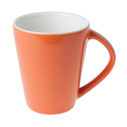 Orange Kaffeebecher